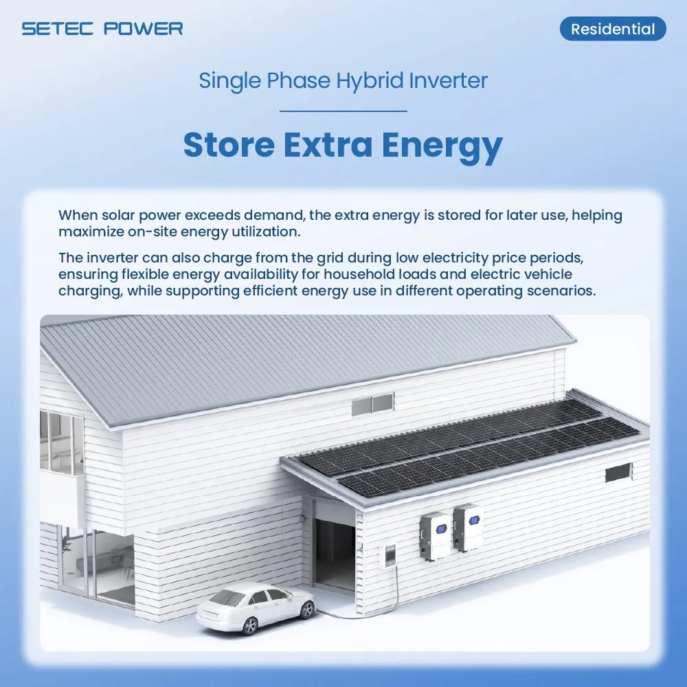 6kW Inversor Solar Híbrido Monofásico 48V Inversor Residencial de Batería Con Sin Red