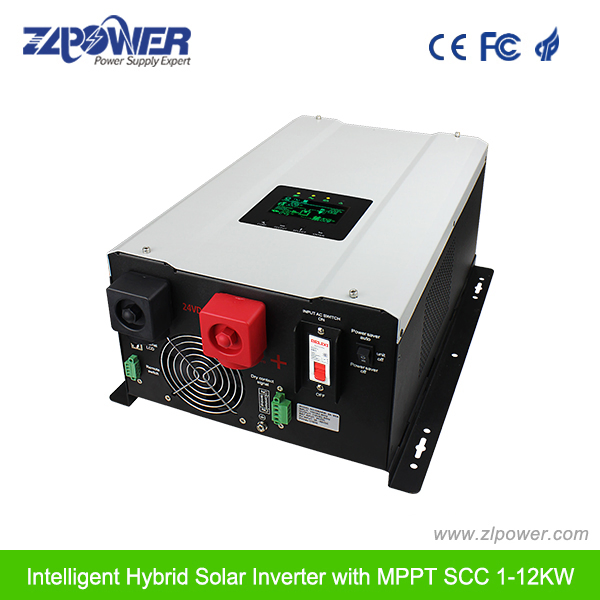 Inversor híbrido solar off grid de onda sinusoidal pura de DC a AC 6000W 12000W
