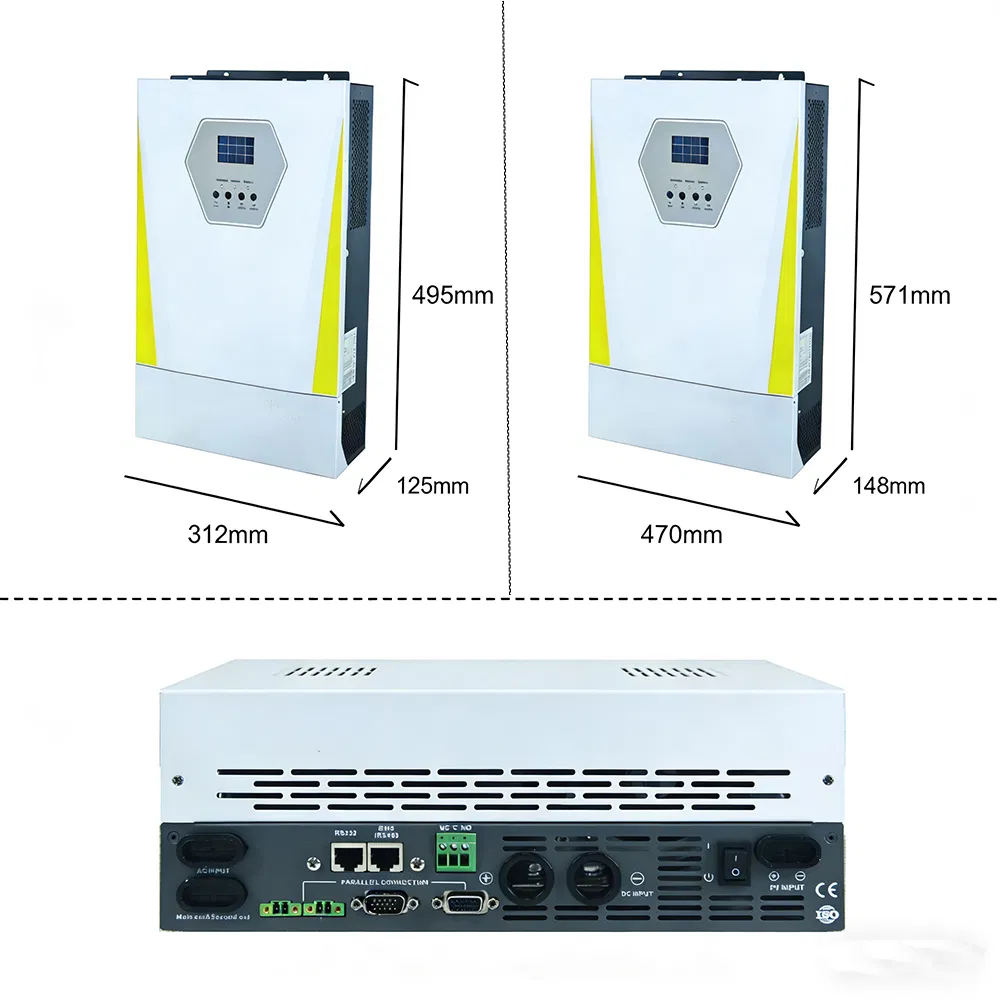 Inversor de potencia híbrido solar comercial 75kVA/80kVA/100kVA/125kVA 3phase