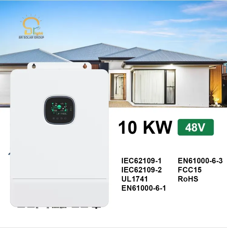 Inversor Solar de Onda Sinusoidal Pura de Alta Eficiencia 48V 10kw Inversor Solar Híbrido MPPT para Computadora