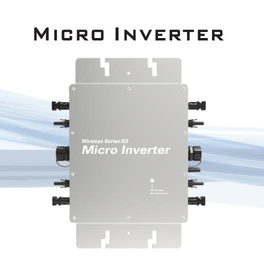 IP65 Wvc-2000 Inversor Micro Solar Conexión a Red DC22-60V 120 230V 50 60Hz 2000W Inversor Micro Solar con Monitoreo APP WiFi