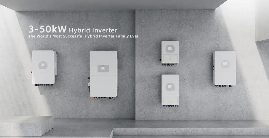 Inversor Híbrido 20 Kw Inversor Solar Trifásico de Baja Tensión Inversor de Batería Residencial