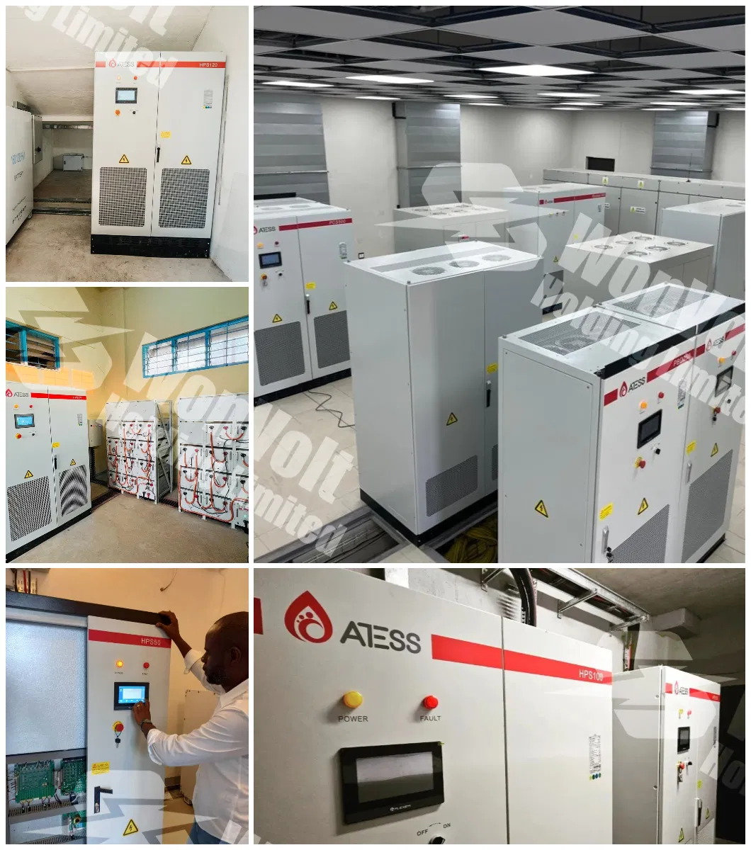 Stock PCS250s PCS350s PCS500 PCS630 Carga de Batería de Inversor Sistema de Almacenamiento Bess Parque Solar