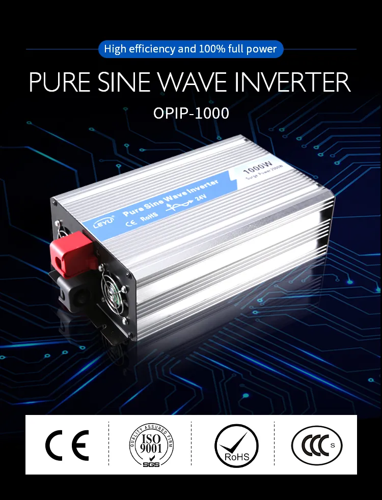 1000W Batería de Almacenamiento de Energía de Litio Inversor Solar