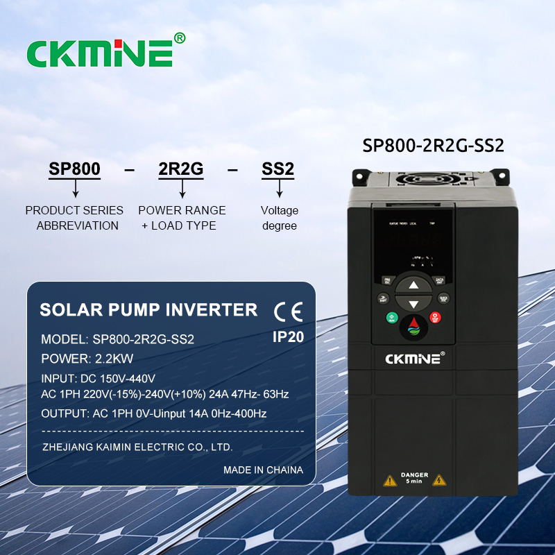 Sp800 Controlador de Sistema de Bombeo Solar Accesible por Teléfono y Web