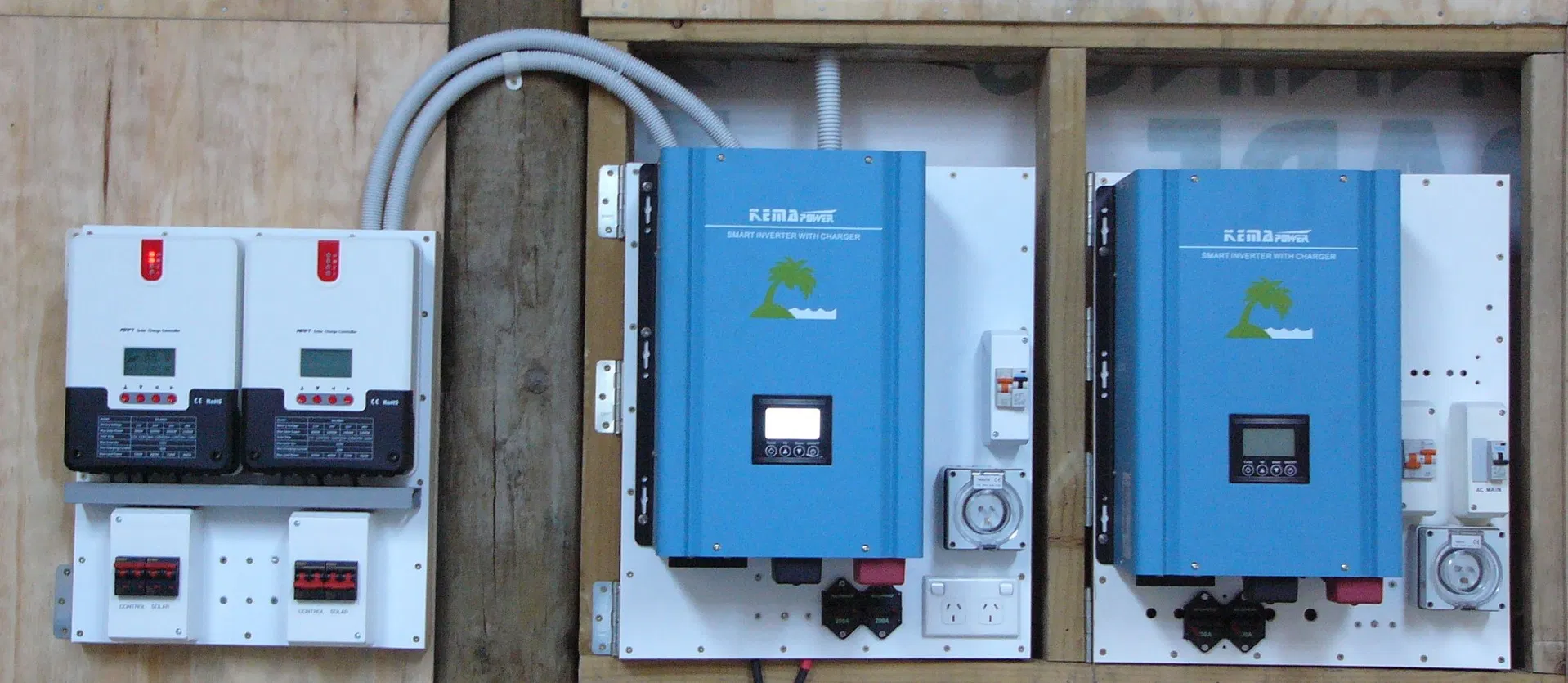 Detalles de instalación del sistema de inversor inteligente
