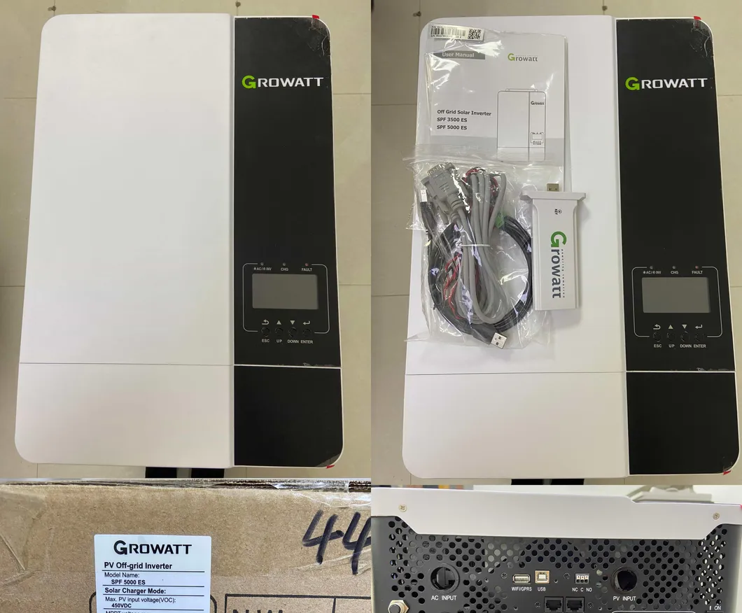Inversor Solar Residencial Growatt SPF 5000es con MPPT