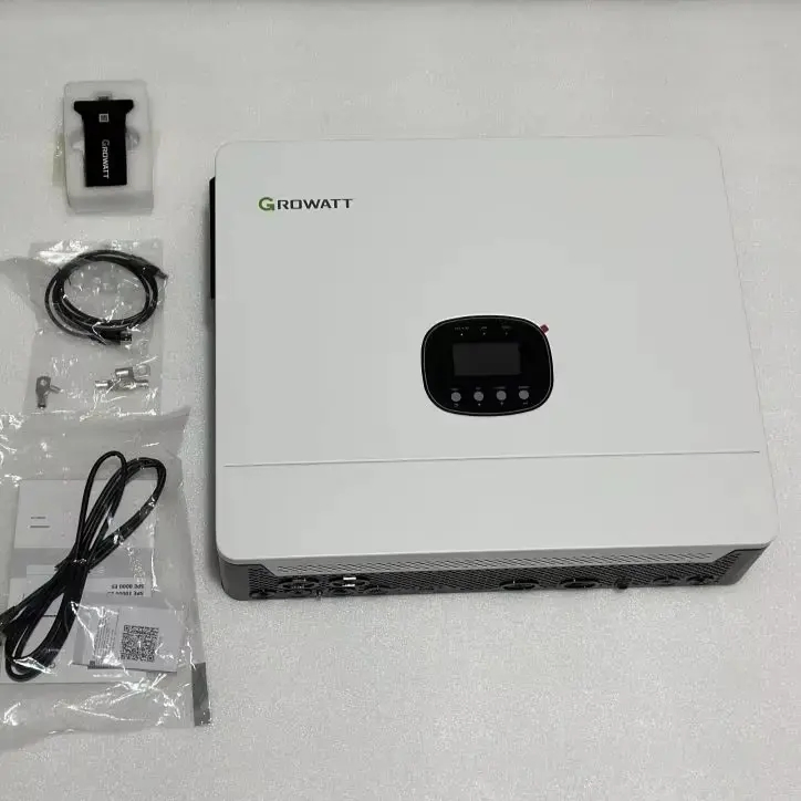 Inversor PV residencial mono fase Growatt Spe 12000es 48V para uso en sistema solar con WiFi