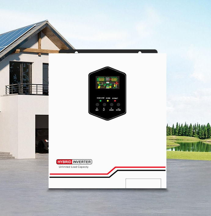 6200W Inversor Híbrido PV Operación Sin Batería Inversor Solar Conectado a la Red con WiFi