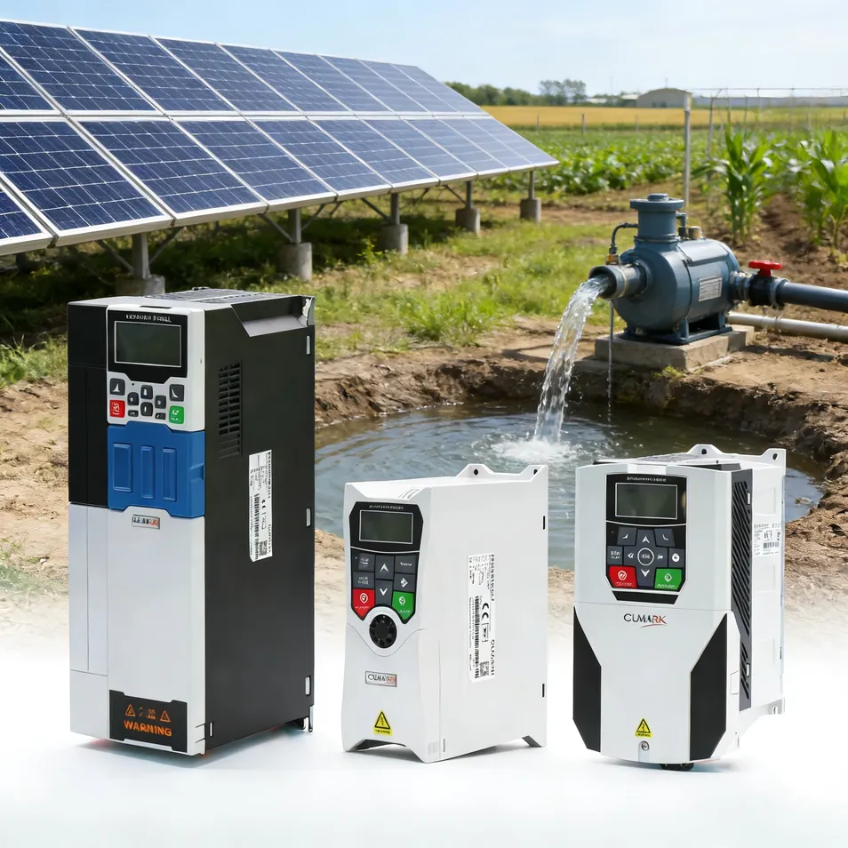 Inversor solar para bomba sumergible de corriente alterna para riego