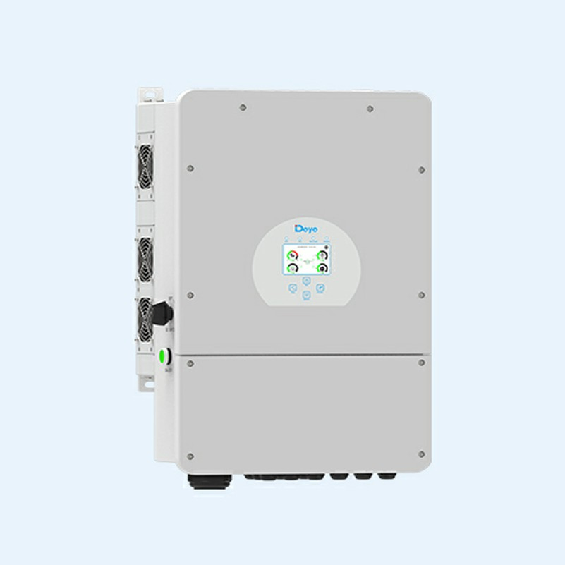 Deye 100kw 125kw Inversor Solar Híbrido Trifásico con Batería de Almacenamiento Batería de Ión de Litio