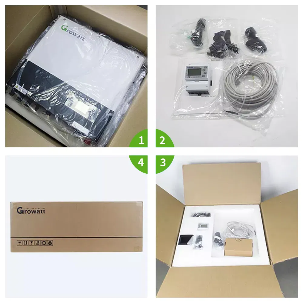 Inversor Solar Híbrido Growatt Sph 5kw 6kw 8kw10kw Inversor Solar de Almacenamiento Trifásico 380V Uso en Sistema Solar Híbrido con Batería de Litio