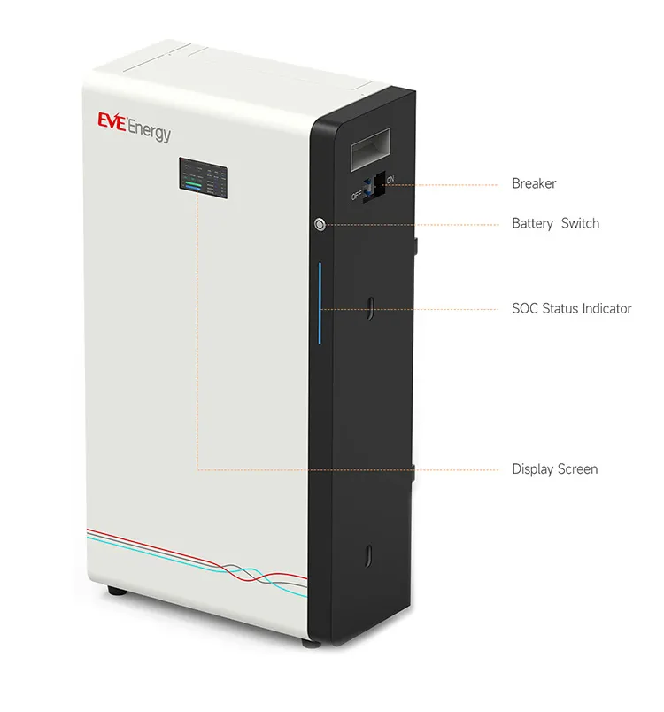 Sistema de Almacenamiento de Energía en el Hogar Batería 51.2V 16kwh Montado en Pared Fuera de la Red con Inversor