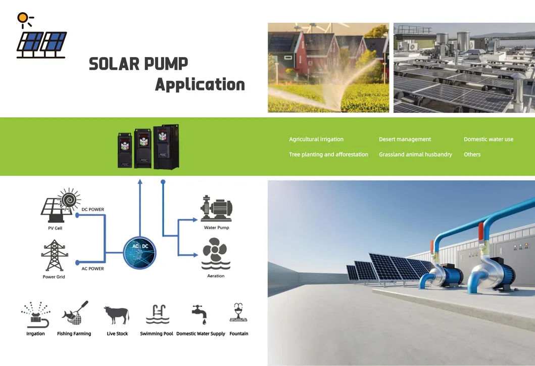 Ad800s Inversor de frecuencia para bomba solar