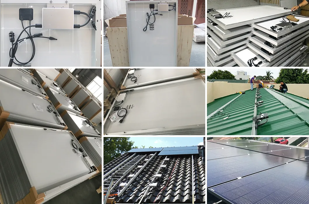 Proyecto solar con microinversores