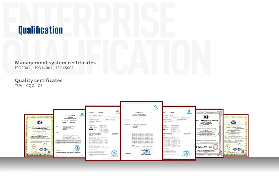Certificaciones del inversor híbrido