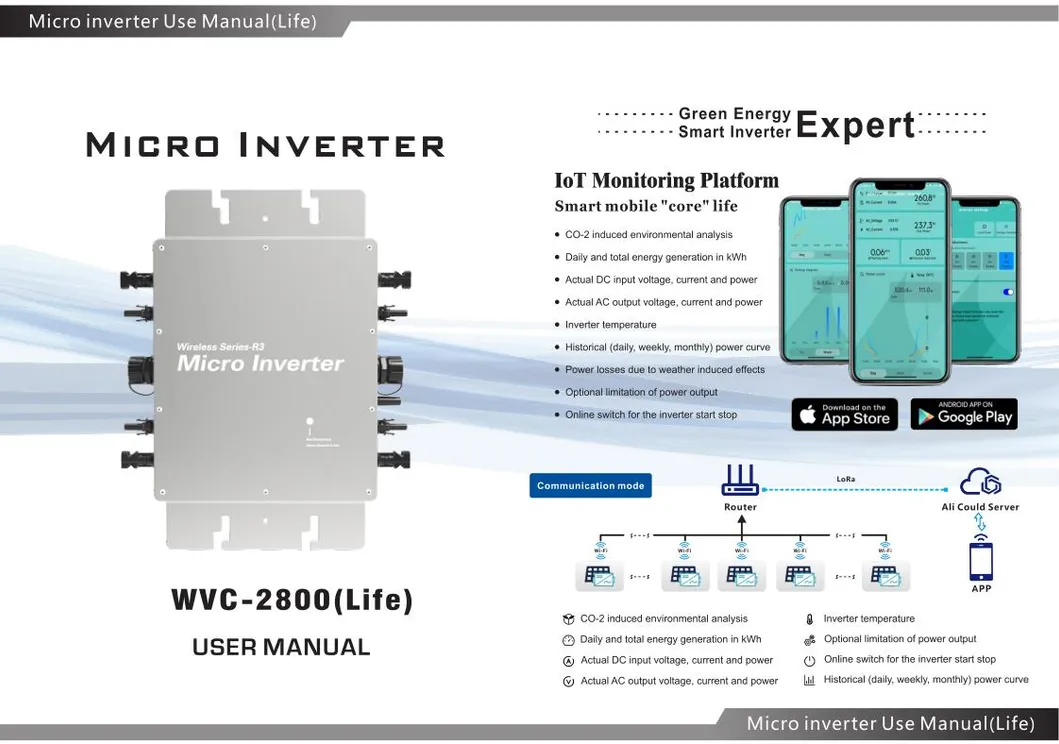 Wvc-2800 Microinversores Solares