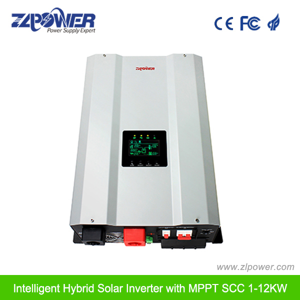 Inversor híbrido solar off grid de onda sinusoidal pura de DC a AC 6000W 12000W
