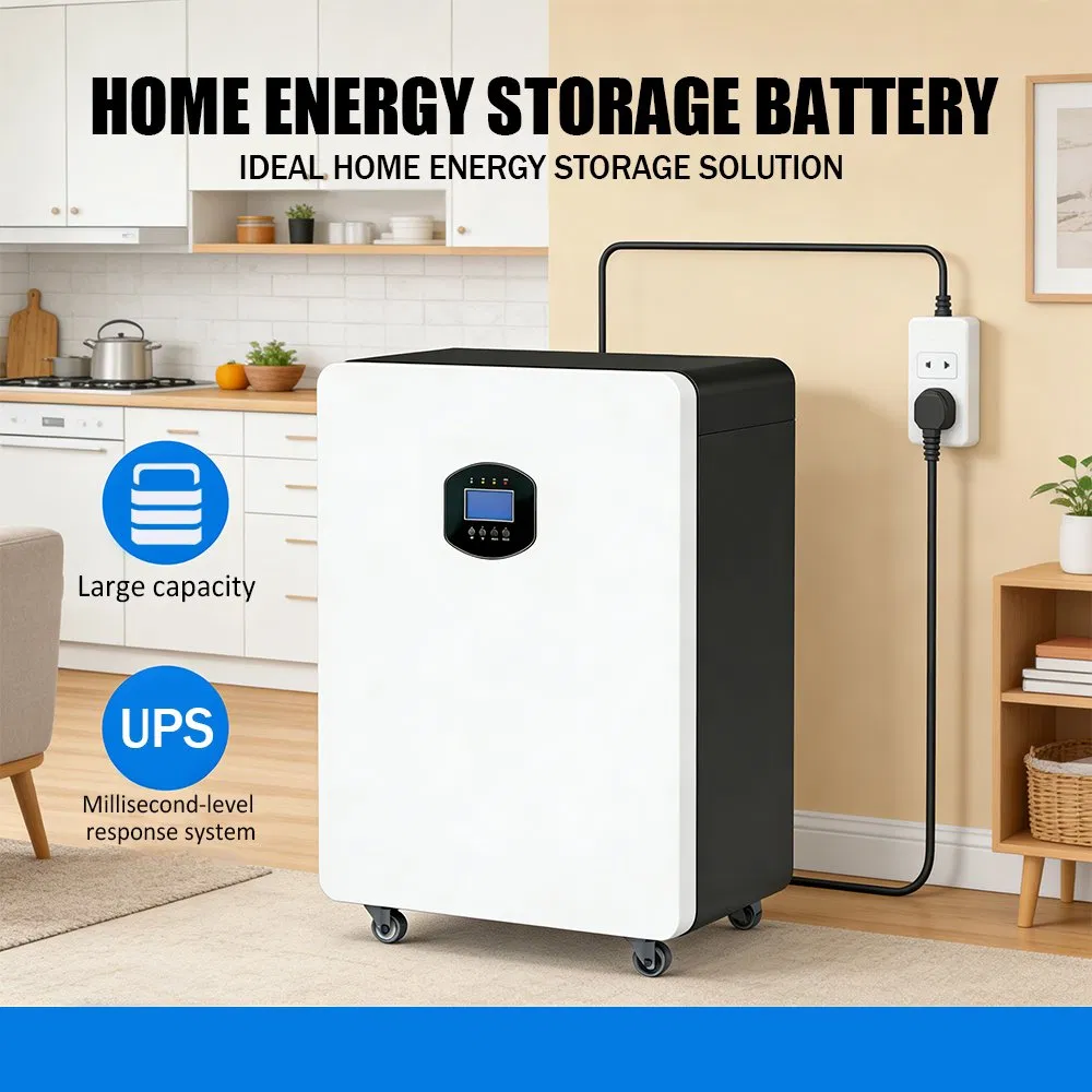Sistema de Almacenamiento de Energía Residencial con Batería de Litio LiFePO4 5kwh 10kwh 16kwh con Inversor de Energía Solar