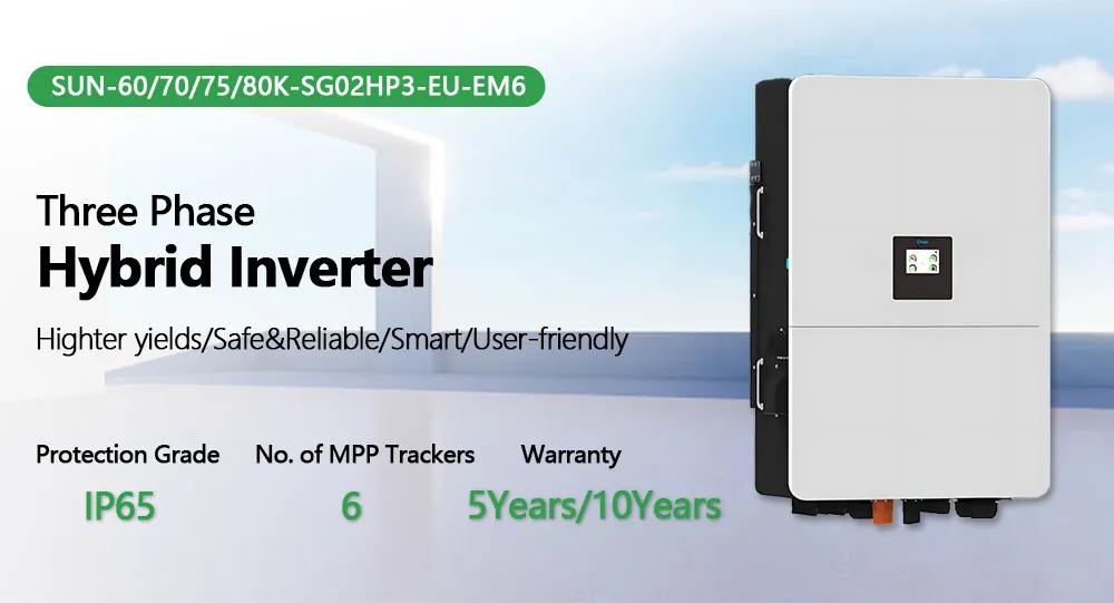 Inversor Solar Híbrido Trifásico Onda Sinusoidal Pura