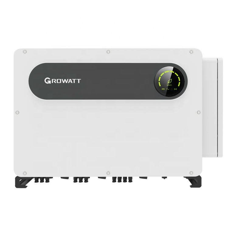 Inversor de Almacenamiento de Energía Industrial y Comercial Growatt en Red con Paneles Solares y Uso de Batería para el Hogar 100kw 125kw 250kw