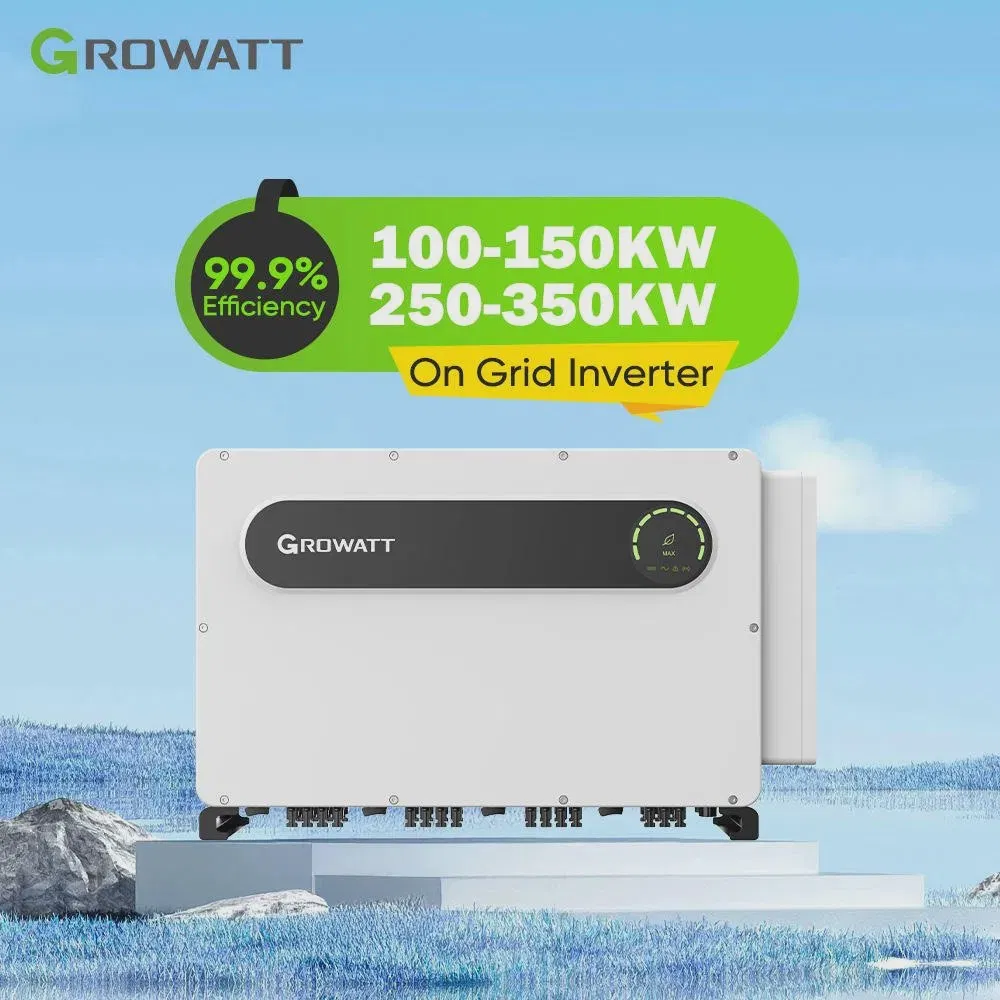 Mejor Precio Inversor Solar Growatt Instalación Exterior Trifásica 350kw 320kw 330kw en Inversor de Red String Inversor Central