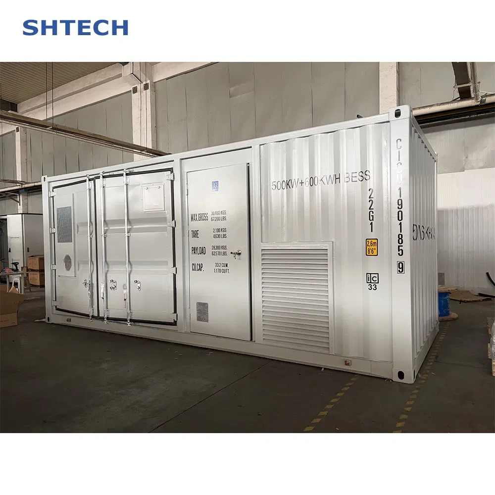 Completar 500kw 800kw 1MW Sistema de Energía Solar en Red Sistema de Energía Solar Inversor Híbrido Bess Almacenamiento de Energía en Batería Kit Solar