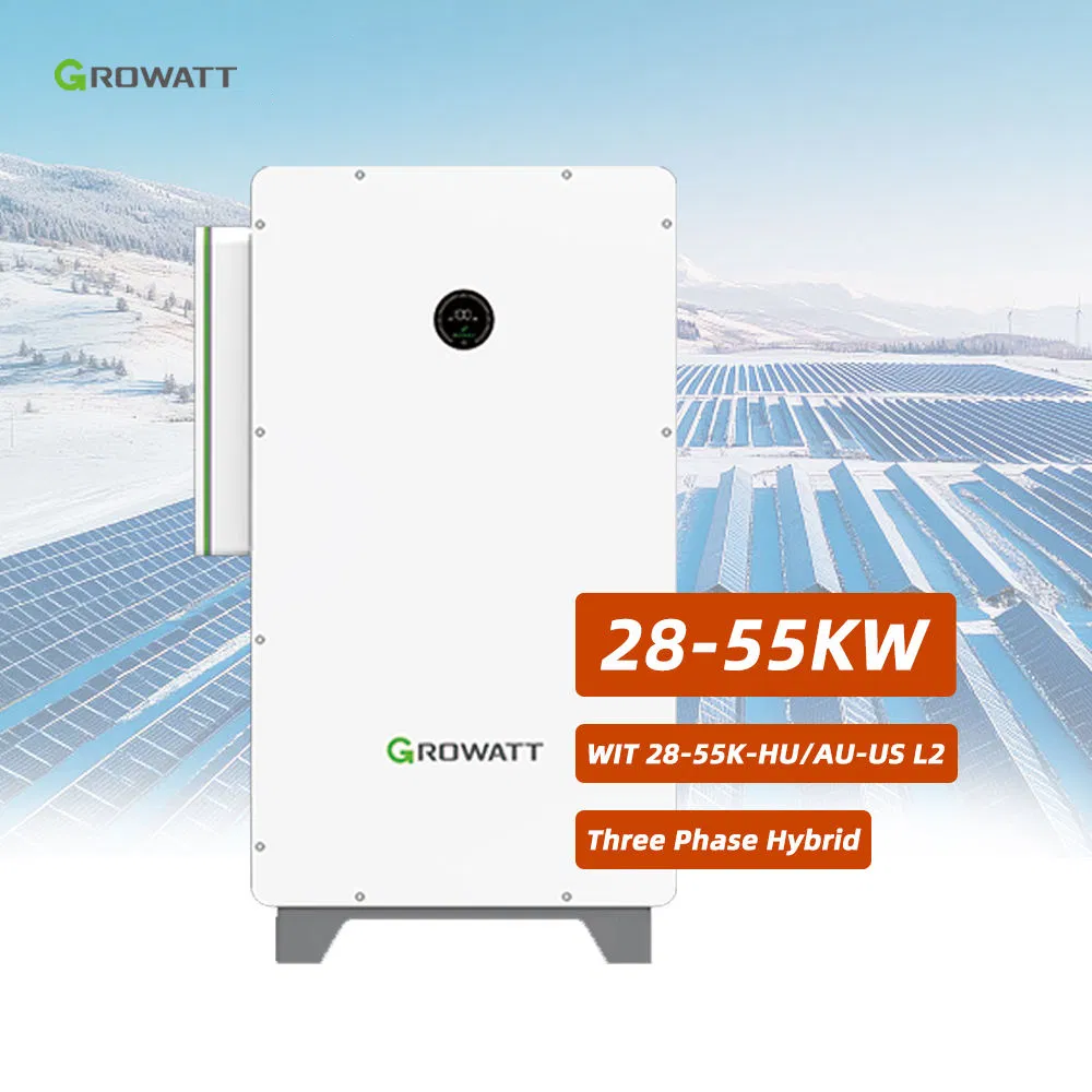 Inversor Híbrido Comercial Trifásico Inteligente 100K-H/Hu con UPS para Sistema de Almacenamiento de Energía de Paneles Solares