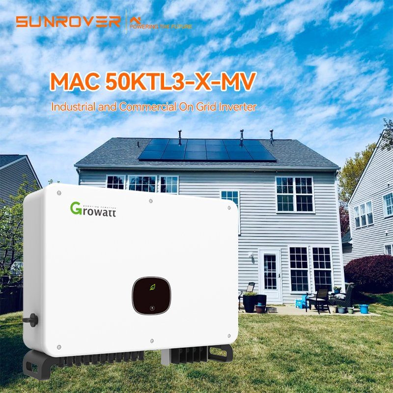 Inversor Solar Conectado a la Red Growatt Mac50-70ktl3-X Mv Inversor