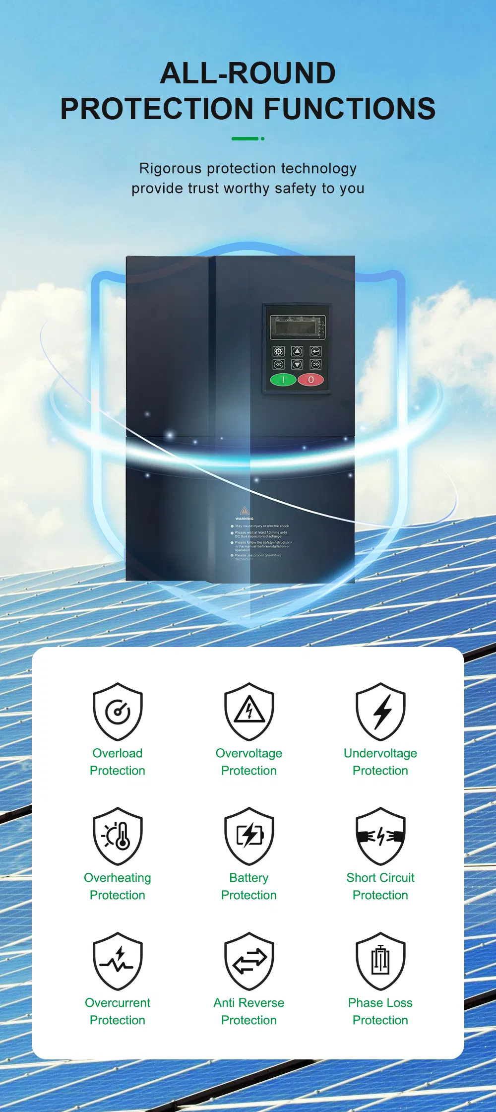 Guía de cableado del controlador solar