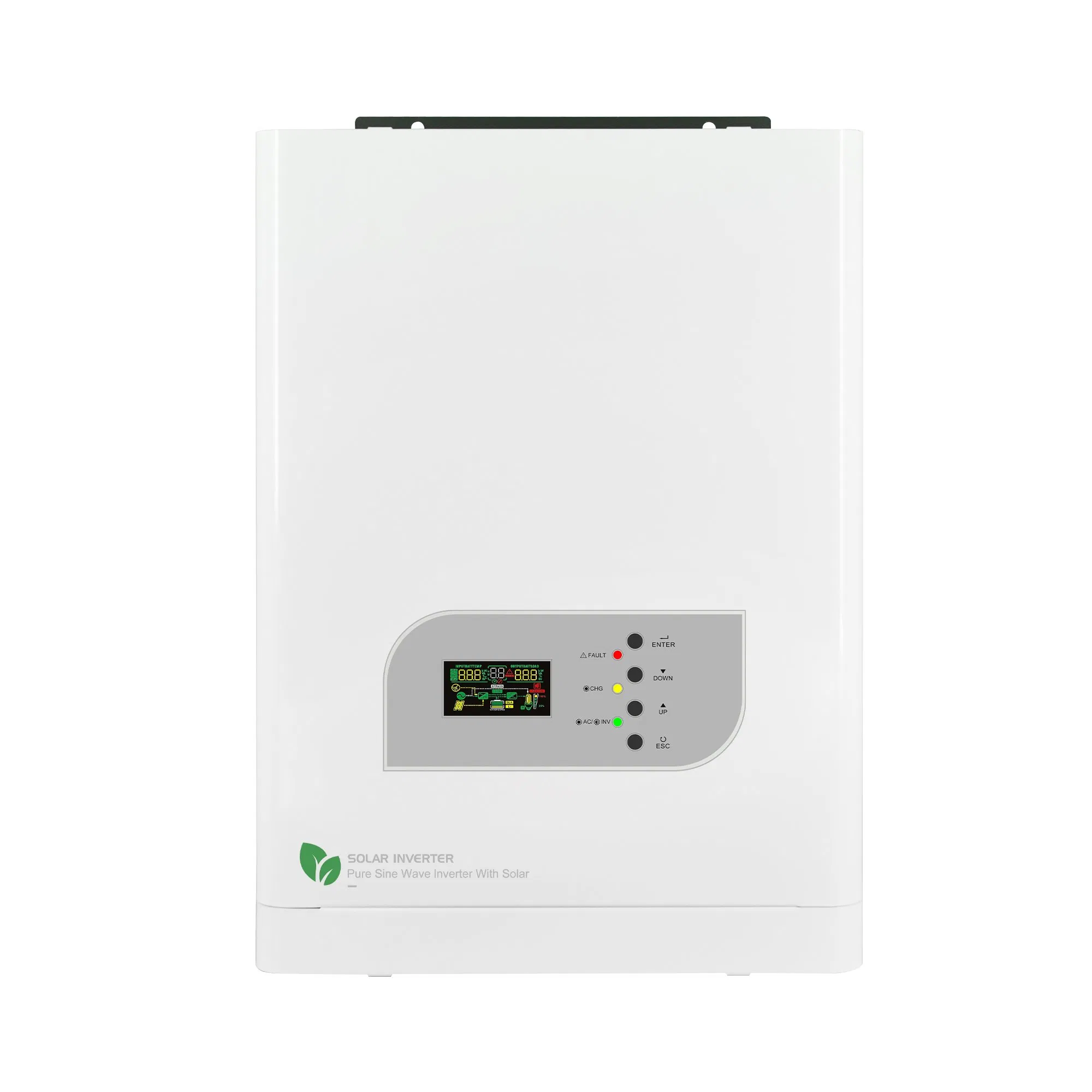 Inversor híbrido de onda sinusoidal pura solar residencial fuera de la red monofásico DC-AC 800W EMS