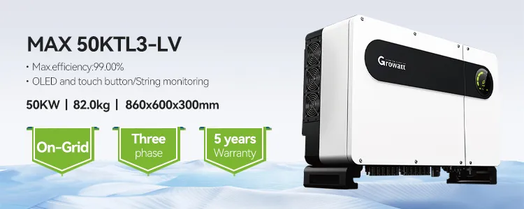 Inversor Solar Conectado a la Red Growatt Mac50-70ktl3-X Mv Inversor