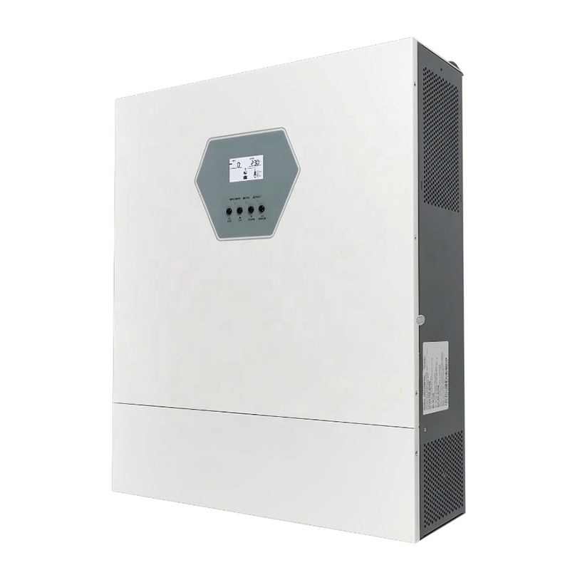 Inversor de energía solar híbrido con pantalla de luces LCD 3.6kw 6.2kw 11kw monofásico con MPPT onda sinusoidal pura para uso doméstico