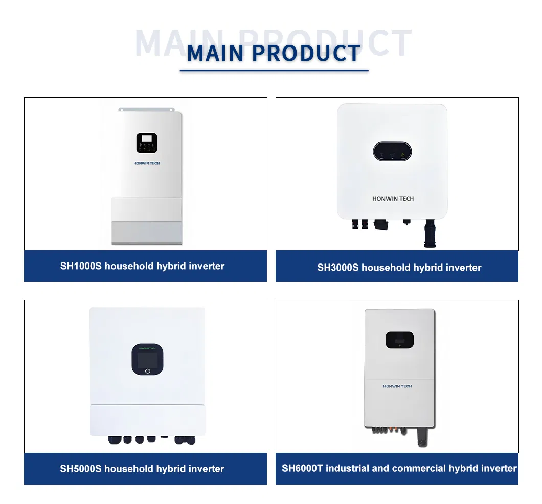 S6 Inversor Solar Inversor Residencial 3-8kw Onda Sinusoidal Pura