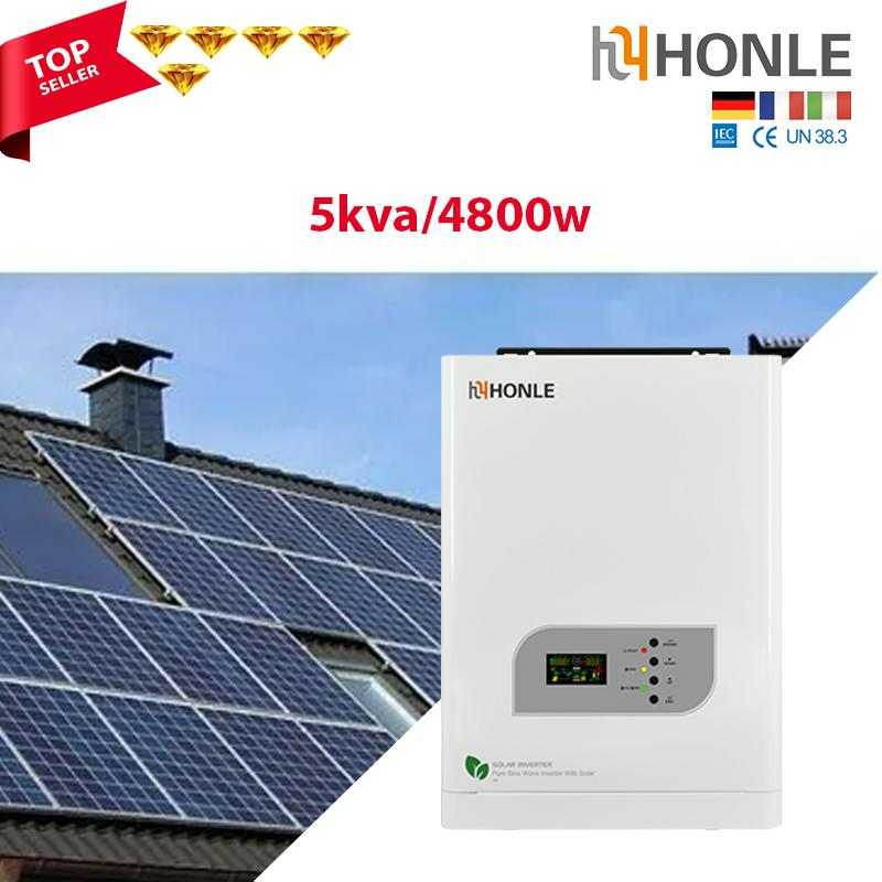 Precio de fábrica de Honle Inversor solar off-grid de fase única 800W-10000W Generador solar 98% Inversor MPPT de alta eficiencia de energía solar Onda sinusoidal pura