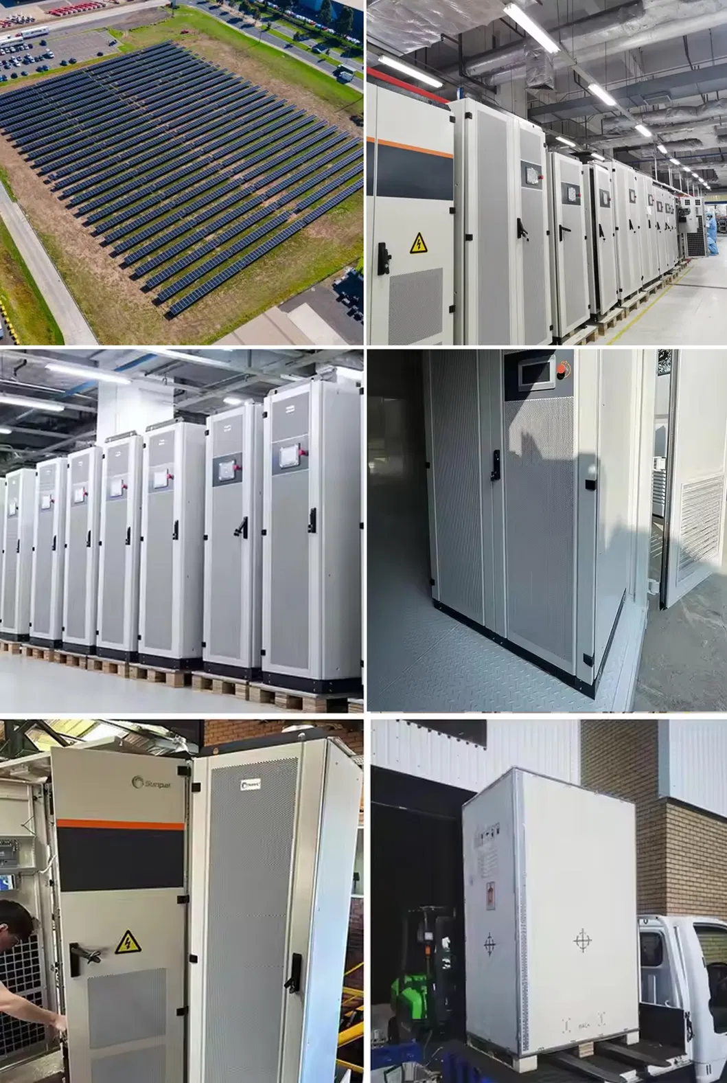 Buen Precio Inversor Solar Híbrido 100kw 150kw Inversor Industrial Todo en Uno