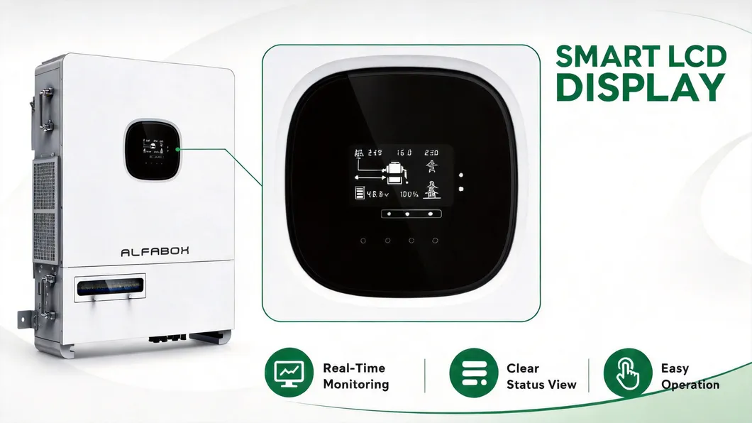 20kw Inversor Solar con 2 MPPT y 18A Entrada por Cadena