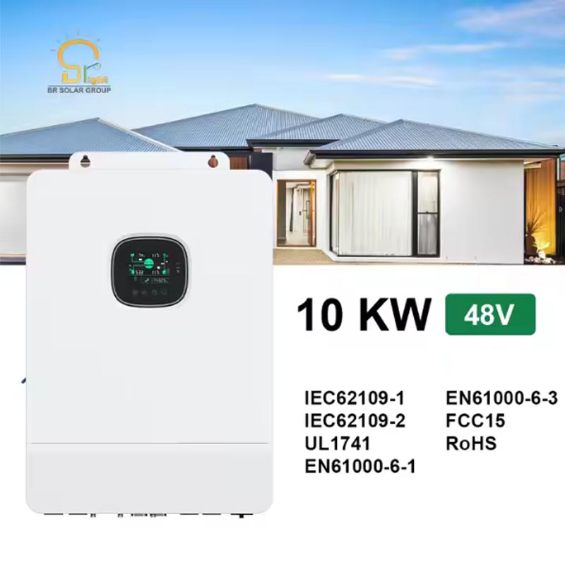 Inversor Solar de Onda Sinusoidal Pura de Alta Eficiencia 48V 10kw Inversor Solar Híbrido MPPT para Computadora