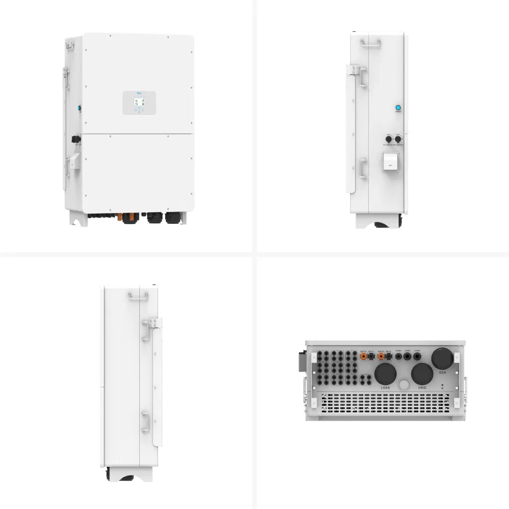 Deye 100kw 125kw Inversor Híbrido Trifásico con 10 Mppts Sic Mosfet Optimizado para Eficiencia en Gran Escala para Granjas Solares Comerciales de Megavatios