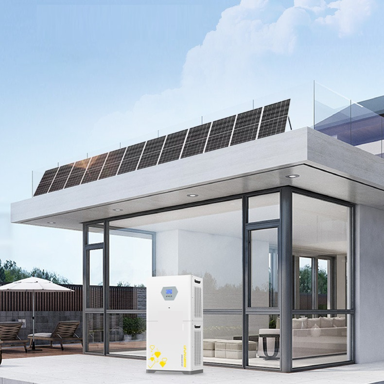 400W~4000W Almacenamiento de energía solar industrial comercial con batería de litio, inversor híbrido fuera de la red