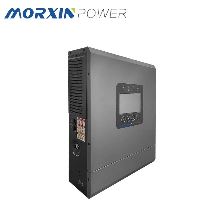 Control Inteligente 48V 12kw inversor de almacenamiento de energía solar doméstica de onda sinusoidal pura de fase única fuera de la red con doble MPPT