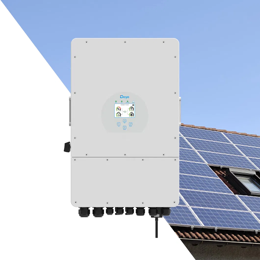 Carga Inteligente de Batería Deye 10kw 3phase Inversor Solar Híbrido PV en Stock