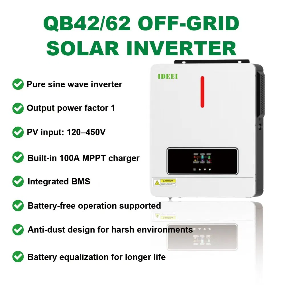 Inversor Híbrido de Onda Senoidal Pura Fuera de la Red con MPPT 24V 4.2kw