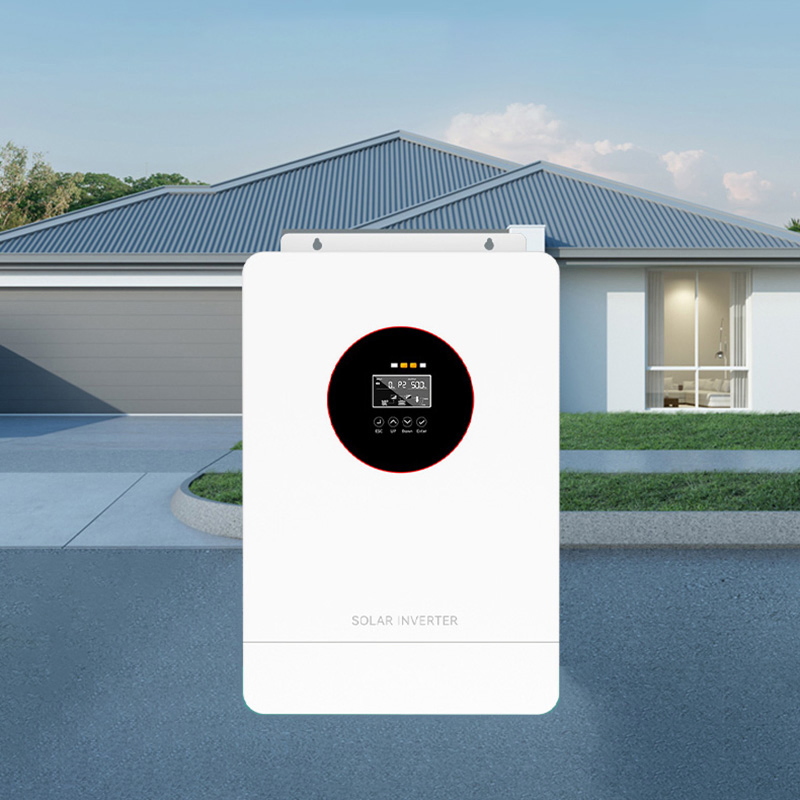 Modelo UE Monofásico 24V 220V 4.2kw Inversor Solar Híbrido de Onda Sinusoidal con Controlador MPPT Integrado WiFi para Sistema de Almacenamiento de Energía Fuera de la Red Doméstica