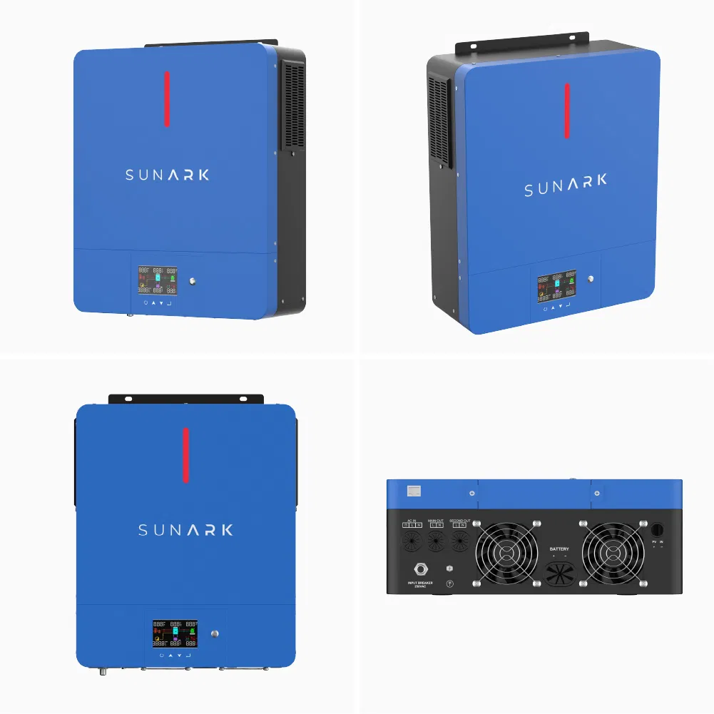 Inversor Solar Inteligente Sunark de Baja Frecuencia 3600W 5000W 6.2kw Inversor Híbrido Solar Fuera de la Red en África