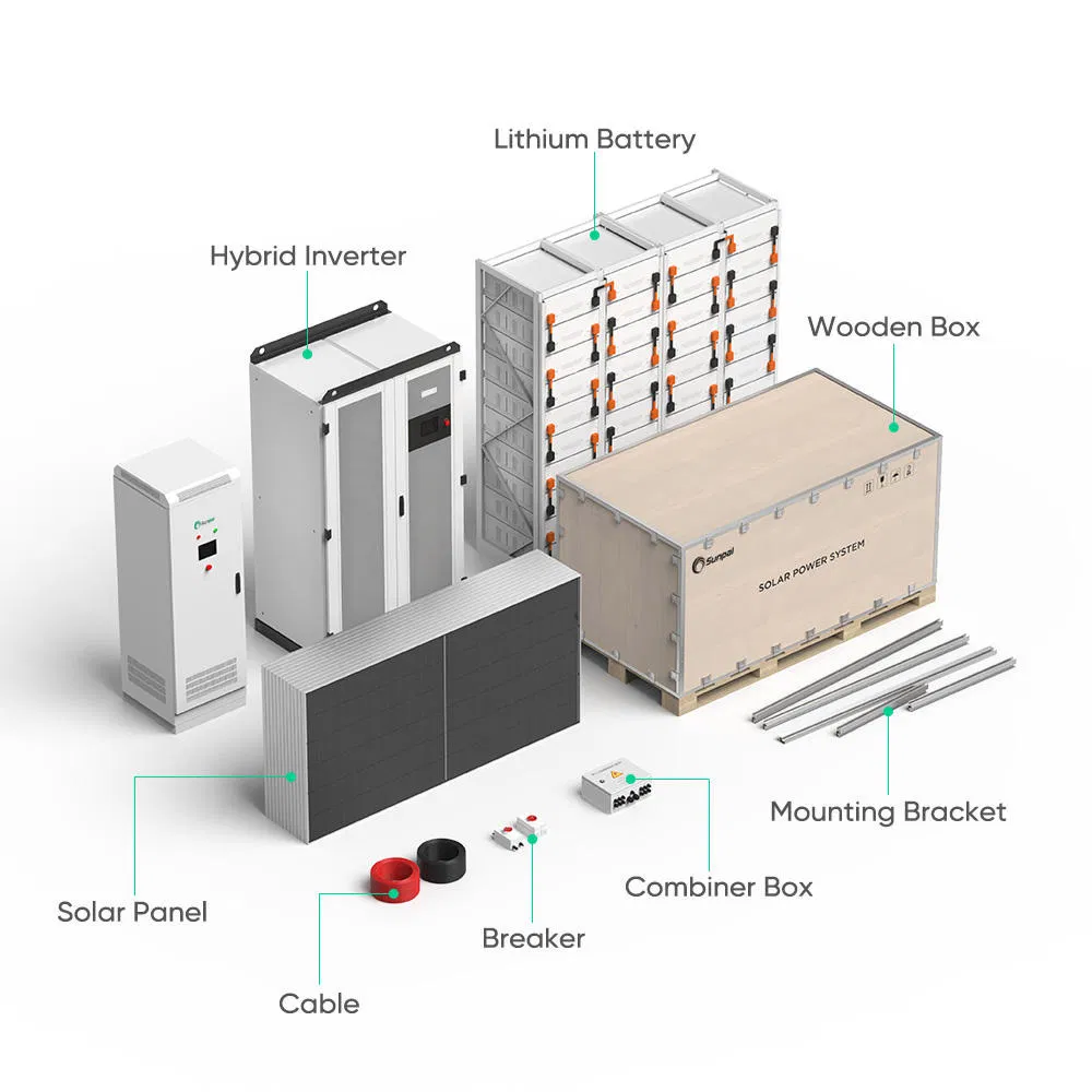 Encontrar Similar Icon125kw/250kw Sistema Solar Inversor Híbrido PCS con LiFePO4 Batería Refrigeración Líquida por Aire fuera de la Red Industrial Comercial Almacenamiento de Energía