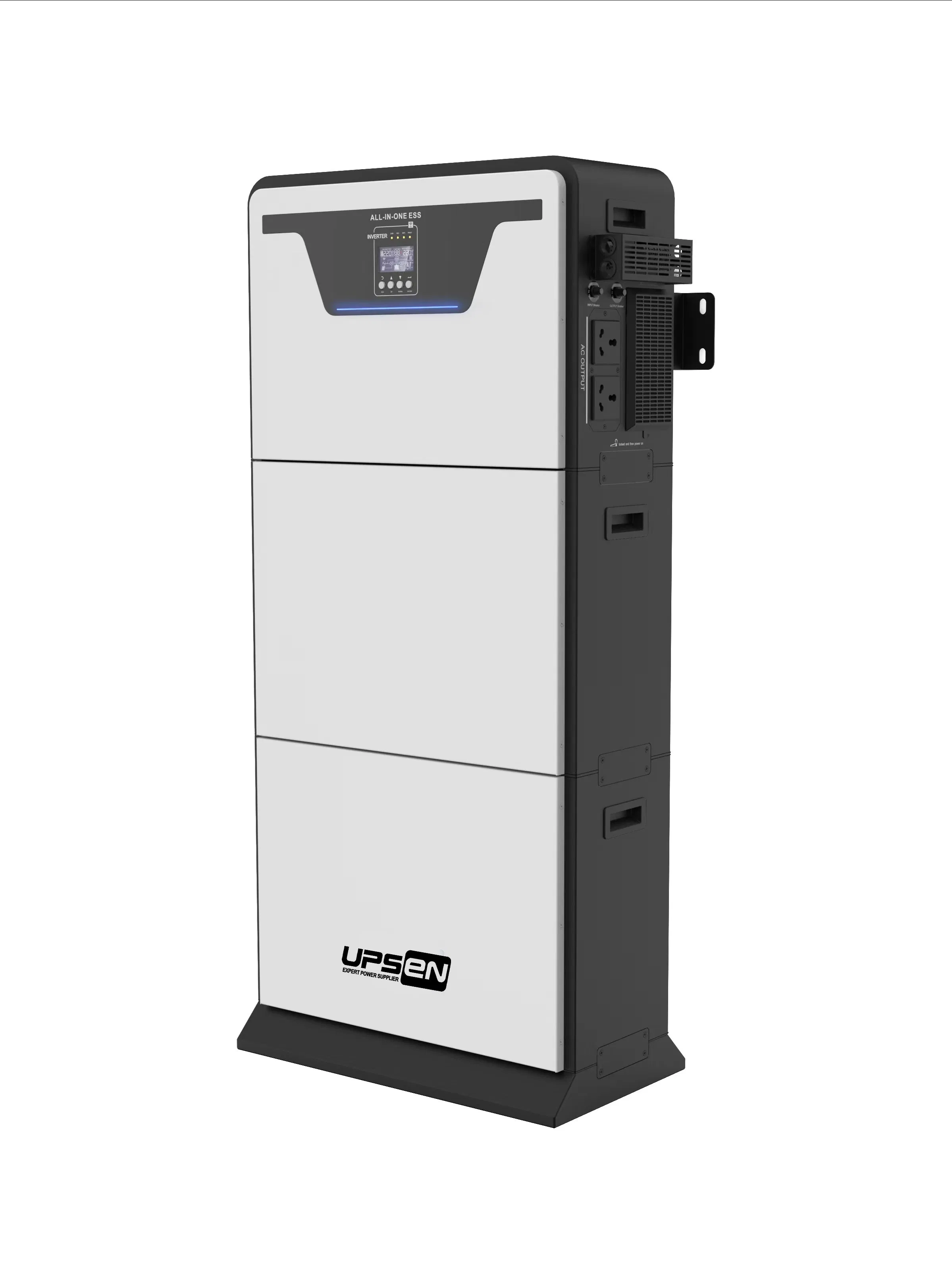 5kw Inversor Solar Híbrido con 5kwh LiFePO4 Batería - Sistema de Almacenamiento de Energía Solar Ess Apilable para Uso Doméstico, Generador de Energía Solar Opcional