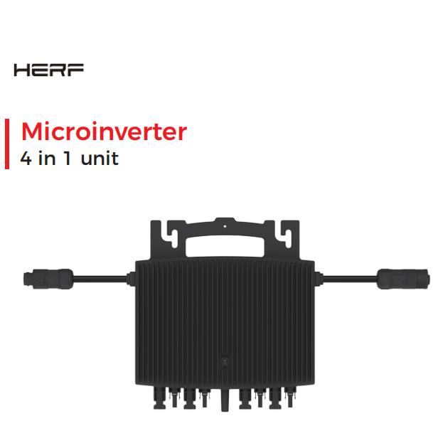 Precio de fábrica 1800W 1600W 1200W Microinversor solar de venta caliente IP67 Microinversor de conexión a red solar a prueba de agua