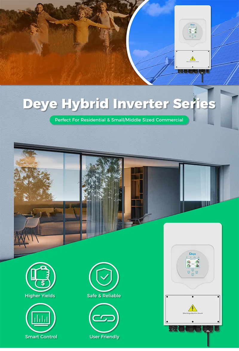 Inversor Solar Híbrido MPPT 8kw 10 Kw 12kw 15kw 20kw 30kw 50kw 3 Inversor Solar de String Trifásico con Batería