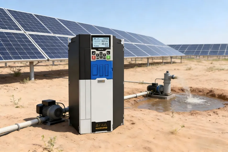 Inversor solar para bomba sumergible de corriente alterna para riego
